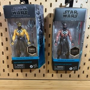 Hasbro Starwars Black Series Nightbrother Warrior & Archer Set